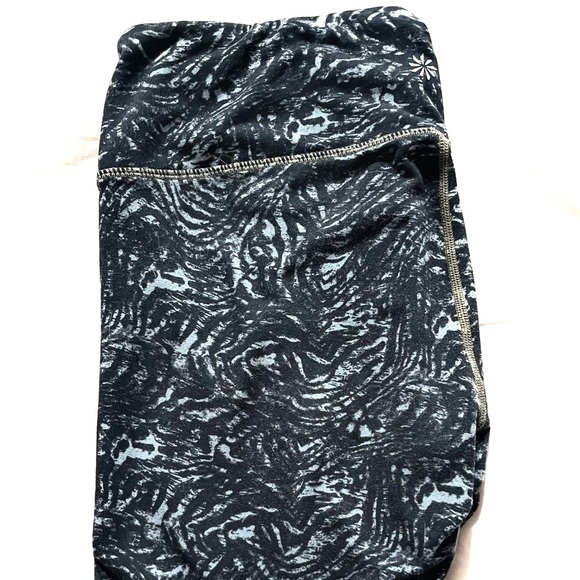 Athlete grey and white athletic leggings - Picture 2 of 8